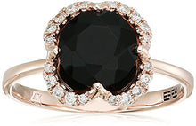 Load image into Gallery viewer, Effy Womens 14K Rose Gold Black Agate Ring, 7
