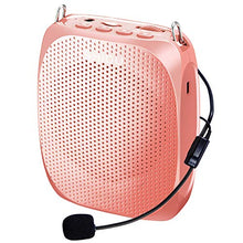 Load image into Gallery viewer, Portable Voice Amplifier SHIDU Personal Speaker Microphone Headset Rechargeable Mini Pa System for Teachers Tour Guides Coaches Classroom Singing Yoga Fitness Instructors
