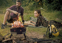 Load image into Gallery viewer, Outland Living Portable Propane Fire Pit, 19-inch, 58,000 BTU Smokeless Gas Firebowl | Perfect for Camping, Patio, Backyard, Tailgating, Deck, RV| Black 823 Standard
