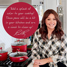Load image into Gallery viewer, Rachael Ray Brights Sauce Pot/Saucepot with Steamer Insert, 3 Quart, Red Gradient
