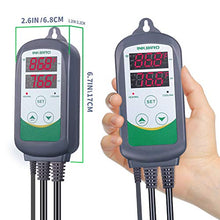 Load image into Gallery viewer, Inkbird WiFi ITC-308 Digital Temperature Controller Thermostat Remote Monitoring Controlling Home Brewing Fermentation Breeding Incubation Greenhouse
