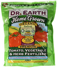 Load image into Gallery viewer, Dr. Earth Organic 5 Tomato, Vegetable &amp; Herb Fertilizer Poly Bag
