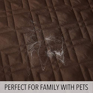 Rose Home Fashion RHF Anti-Slip Oversized Recliner Cover for Leather Sofa & Oversized Recliner Covers, Slipcovers for Recliner, Recliner Covers, Recliner Chair Covers(Recliner-Oversized:Chocolate)
