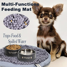 Load image into Gallery viewer, Snuffle Mat for Dogs, 19" x 19" Dog Snuffle Mat Dog Enrichment/Puzzles Toys Dog Feeding Mat Brain Stimulating Toys Pet Gifts for All Dogs
