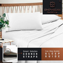 Load image into Gallery viewer, Empyrean Bedding King Sheet Sets - 4 Piece King Size Sheets - 14&quot;-16&quot; King Size Sheets with Deep Pockets - Soft Microfiber King Size Sheets Set - Fitted Deep Pocket King Size Sheets - White
