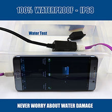 Load image into Gallery viewer, MOTOPOWER MP0609C 3.1Amp Waterproof Motorcycle Dual USB Charger Kit SAE to USB Adapter Cable Phone Tablet GPS Charger

