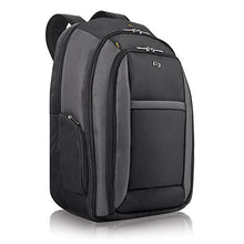 Load image into Gallery viewer, Solo New York Metropolitan 16 Inch Laptop Backpack with Removable Sleeve, Black/Grey
