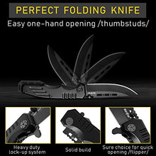 Load image into Gallery viewer, Spring Assisted Knife - Pocket Folding Knife - Military Style - Boy Scouts Knife - Tactical Knife - Good for Camping Hunting Survival Indoor and Outdoor Activities Mens Gift 6681
