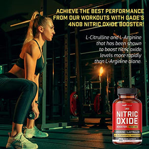 Nitric Oxide Supplement - L Arginine Capsules – Helps to Improve Energy, Endurance & Performance - Pre Workout - Muscle Builder - with All Essential Amino Acid, Maca Root & Beet Root Powder