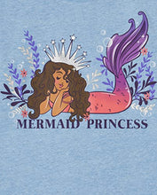 Load image into Gallery viewer, The Children's Place girls The Children's Place Short Sleeve Graphic T- 2-pack T Shirt, Mermaid/Princess, Small US
