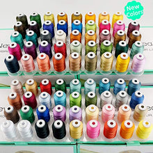 Load image into Gallery viewer, New brothread 80 Spools Polyester Embroidery Machine Thread Kit 500M (550Y) Each Spool - Colors Compatible with Janome and Robison-Anton Colors
