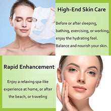 Load image into Gallery viewer, RITIO Hydrating Facial Mask Tencel Sheet Masks for SPA Treatment &amp; Anti-Aging (Set of 6) Silky Tencel Lyocell Masks to Achieve Skin &amp; Antioxidant Protection - Facial Mask for Women &amp; Men
