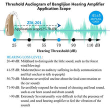 Load image into Gallery viewer, Banglijian Hearing Amplifier Rechargeable Ziv-201 High Quality Digital BTE Small Size
