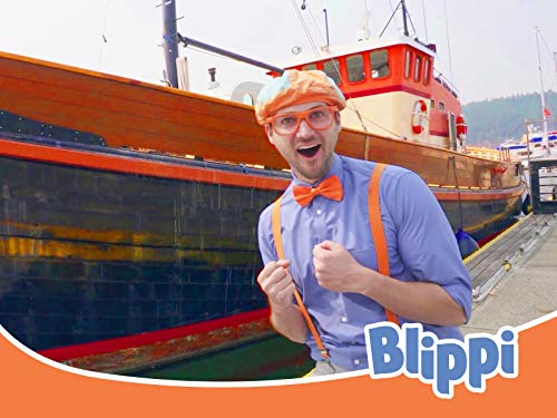 Blippi Explores A Boat - Boat Videos for Preschoolers