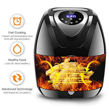 Load image into Gallery viewer, Costzon 7-In-1 Air Fryer, 3.4 Quart 1400W, Healthy Oil Free Cooking, Electric Deep Cooker with LCD Touch, Temperature and Time Control, Dishwasher, Detachable Basket Handle, UL Certified
