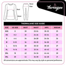 Load image into Gallery viewer, Thermajane Long Johns Thermal Underwear for Women Fleece Lined Base Layer Pajama Set Cold Weather (X-Large, Grey)

