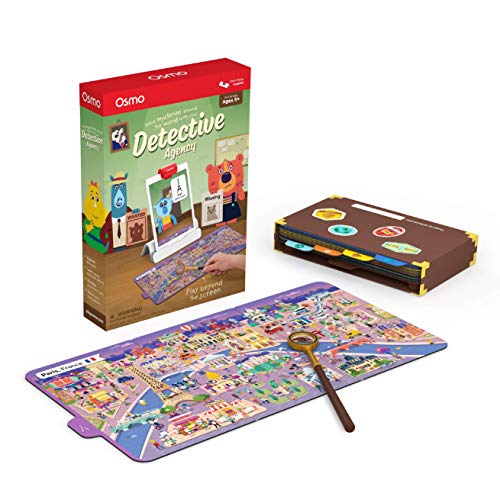Osmo - Detective Agency - Ages 5-12 - Solve Global Mysteries - For iPad or Fire Tablet (Osmo Base Required)