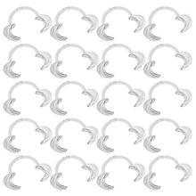Load image into Gallery viewer, EZGO 20 Pieces (Size M) C-Shape Teeth Whitening Cheek Retractor, Autoclavable Dental Mouth Opener, Disposable Dental Lip Cheek Retractor for Mouthguard Challenge Game
