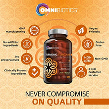 Load image into Gallery viewer, Organic Turmeric Curcumin Supplement 1500mg with BioPerine | 95% Standardized Curcuminoid Extract &amp; Organic Root Powder with Piperine Black Pepper Fruit (10mg), 120 Vegetarian Capsules
