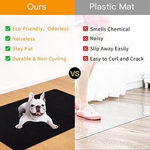 Load image into Gallery viewer, Office Chair Mat for Hardwood &amp; Tile Floor, 55"x35" Computer Gaming Rolling Chair Mat, Under Desk Low-Pile Rug, Large Anti-Slip Floor Protector for Home Ofiice (Black)
