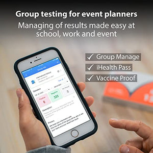 iHealth COVID-19 Antigen Rapid Test, 2 Tests per Pack,FDA EUA Authorized OTC at-Home Self Test, Results in 15 Minutes with Non-invasive Nasal Swab, Easy to Use & No Discomfort