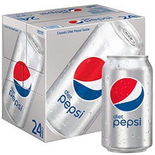 Load image into Gallery viewer, Diet Pepsi, 12 ounce Cans (pack of 24)
