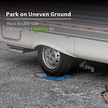 Load image into Gallery viewer, RVMATE RV Leveling Blocks, 10 Packs and Camper Metal Wheel Chock Stabilizer 2 Packs
