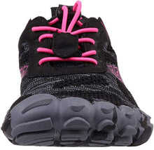 Load image into Gallery viewer, JOOMRA Women's Trail Running Minimal Shoes Camping Trekking Toes Ladies Hiking Glove Workout Treadmil Sneaker Barefoot Walking Footwear Red Size 11
