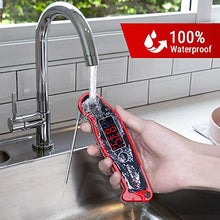 Load image into Gallery viewer, ThermoPro TP19 Waterproof Digital Meat Thermometer for Grilling with Ambidextrous Backlit &amp; Thermocouple Instant Read Thermometer Kitchen Cooking Food Thermometer for Candy Water Oil BBQ Grill Smoker
