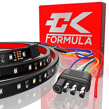 Load image into Gallery viewer, CK Formula 60” Single Row LED Tailgate Light Bar - 5 Functions: Reverse, Brake, Running, Turn Signal, Double Flash Light Strip for Trucks, 2935 SMD LED Chips, IP67 Waterproof, 12V, 1 Piece
