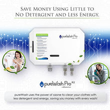 Load image into Gallery viewer, Greentech Environmental pureWash Pro X2 Detergent-Less Laundry System - Ozone Generator for Washing Machines
