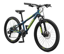 Load image into Gallery viewer, Mongoose Switchback Kids Mountain Bike, Navy Blue, 20-Inch Wheels
