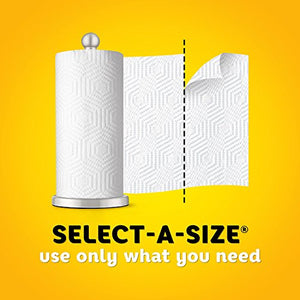 Bounty Essentials Select-A-Size Paper Towels, White, Double Rolls