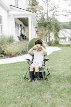 Load image into Gallery viewer, Baby Delight Indoor/Outdoor Sun Canopy Go with Me Venture Deluxe Portable Chair | Moss Bud, 1 Count (Pack of 1), Green

