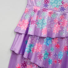 Load image into Gallery viewer, Vowdicua Mirabel Costume for Girls Isabella Fantastic Summer Dress Purple 130
