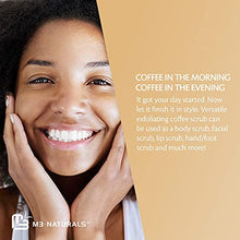 Load image into Gallery viewer, M3 Naturals Arabica Coffee Body Scrub with Collagen &amp; Stem Cell - Exfoliating Body Scrubber &amp; Face Cleanser - Fight Skin Care Appearance - Cellulite, Fine Line, Stretch Mark &amp; Spider Veins 12 oz
