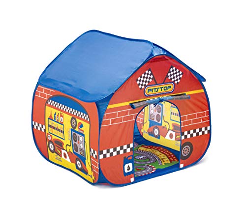 Fun2Give Pop-It-Up Pit Stop Tent with Race Mat Playhouse