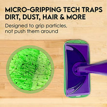 Load image into Gallery viewer, Turbo Mops Reusable Floor Mop Pads - Pack of 2, Machine Washable, 12-inch Microfiber Mop Refills - Compatible with Swiffer Wet Jet - Household Cleaning Tools﻿
