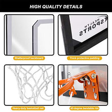 Load image into Gallery viewer, Indoor Mini Basketball Hoop Set with 3 Balls for Kids and Adults - Pro Mini Basketball Hoop for Door &amp; Wall with Complete Basketball Accessories Perfect Christmas Birthday Gifts for Kids Boys Teens
