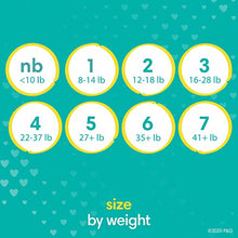 Load image into Gallery viewer, Diapers Newborn/Size 0 (< 10 lb), 84 Count - Pampers Swaddlers Disposable Baby Diapers, Super Pack (Packaging May Vary)
