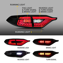 Load image into Gallery viewer, VLAND LED Smoked Tail Lights For [ Toyota Corolla 2020 2021 ] With Start Up Animation DRL Welcome lights, Sequential Turn Signal Rear Lamps, Driver &amp; Passenger Side ( Not include Tailgate Light)
