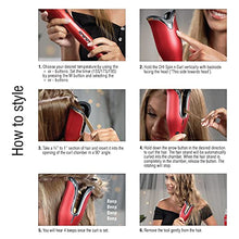 Load image into Gallery viewer, CHI Spin N Curl Ceramic Rotating Curler, Ruby Red. Ideal for Shoulder-Length Hair between 6-16” inches.
