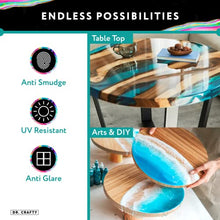 Load image into Gallery viewer, DR CRAFTY Clear Epoxy Resin - Deep Pour Epoxy Casting Resin Kit - Clear Epoxy Resin for Resin Molds, Table Top, Art Resin, Craft, Jewelry Casting, DIY, Tumblers &amp; Wood - 2 Gallon, 2 Part Resin Kit
