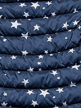 Load image into Gallery viewer, Amazon Essentials Girl's Lightweight Water-Resistant Packable Puffer Jacket, Navy Star, Medium
