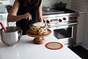 Silpat Round Cake Liner Non-Stick Silicone Baking Mat, 8", AH197-01