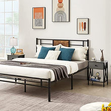 Load image into Gallery viewer, VECELO Nightstands, Grey End Side Table Modern Night Stand Set of 2 with Drawer &amp;Storage Shelf for Bedroom Living Room Office Lounge, 2, Hpry
