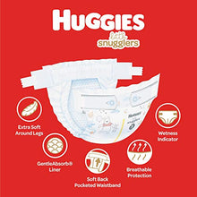 Load image into Gallery viewer, Huggies Little Snugglers Baby Diapers, Size Newborn, 84 Ct

