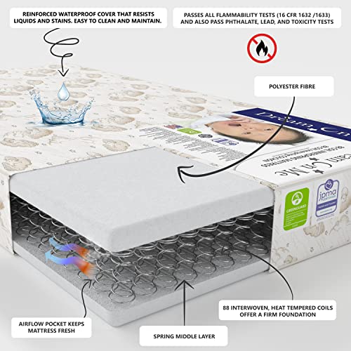 Load image into Gallery viewer, Dream On Me Twilight 5” 80 Coil Inner Spring Crib and Toddler Mattress I Greenguard Gold Certified I JPMA Certified