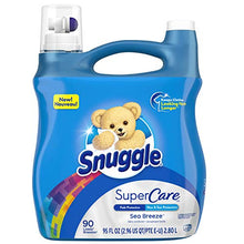 Load image into Gallery viewer, Snuggle SuperCare Liquid Fabric Softener, Sea Breeze, 95 Ounce, 90 Loads
