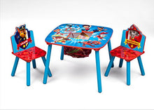 Load image into Gallery viewer, Delta Children Kids Table and Chair Set With Storage (2 Chairs Included) - Ideal for Arts &amp; Crafts, Snack Time, Homeschooling, Homework &amp; More, Nick Jr. PAW Patrol
